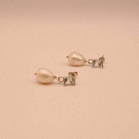 Grace Pearl & Gem Studs