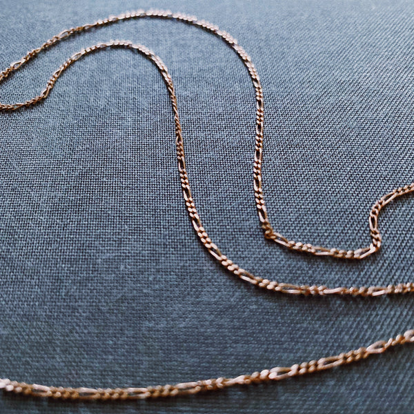 9ct Yellow Gold Fine Figaro Layering Chain